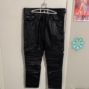 Men's Size 36 Real Leather Pants
